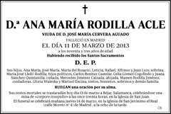 Ana María Rodilla Acle